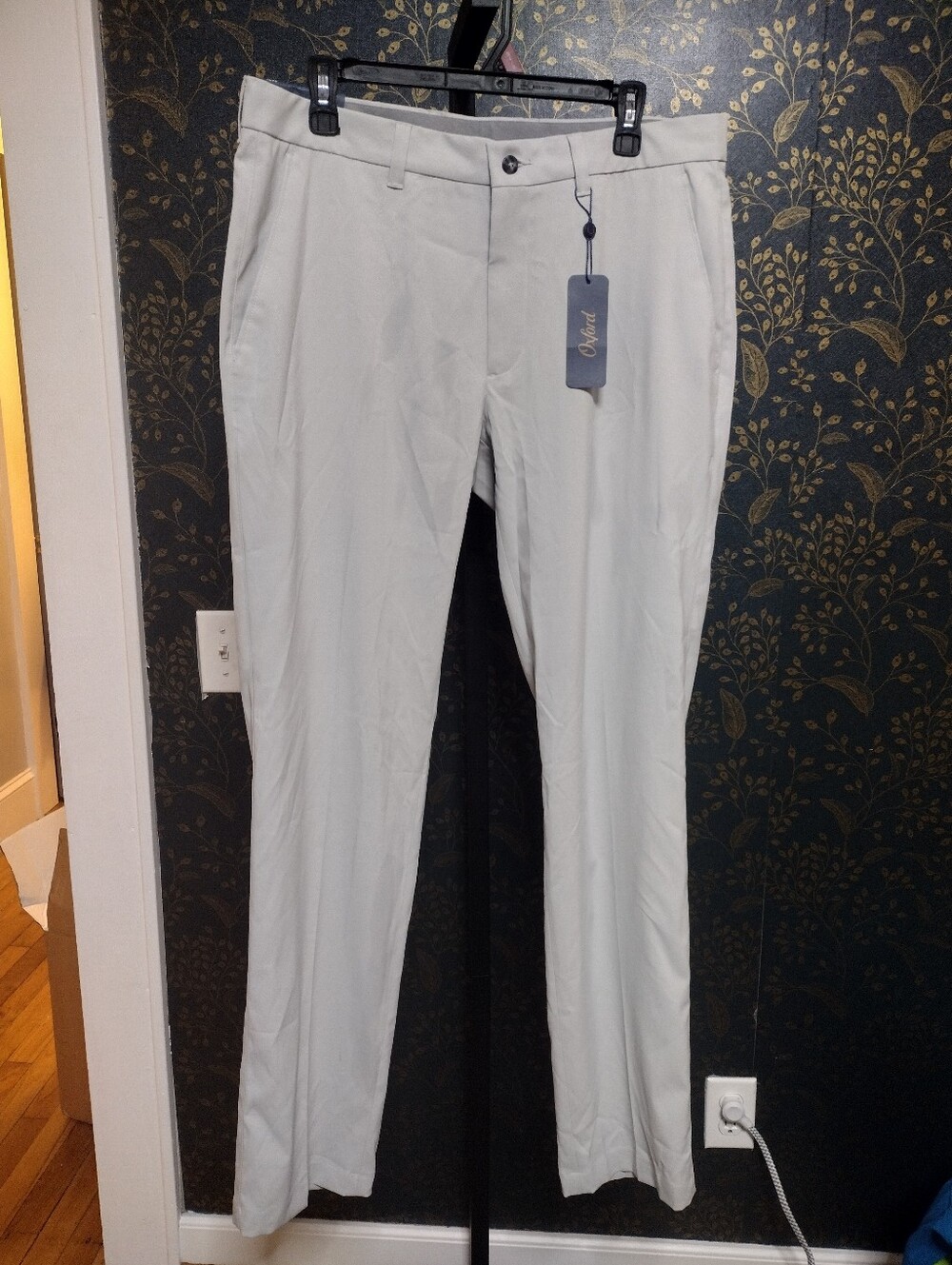 NEW Oxford Light Gray Chinos Highrise Golf Pant